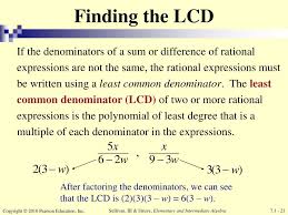 How do you add two rational expressions with the same denominator? Ppt Chapter 7 Rational Expressions And Equations Powerpoint Presentation Id 7073653
