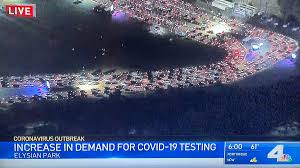 This is a sharing information protest and march against everything covid, vaccine, pcr tests, lockdowns, masks, fauci, gates, newsom, china, digital tracking, etc. Jason Berger On Twitter This Is The Line For Covid Testing At Dodger Stadium Today November 11