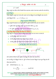 Notes are prepared as per ncert syllabus. Class 12 Physics Notes In Hindi Medium All Chapters Toppers Cbse Online Coaching Ncert Solutions Notes For Cbse And State Boards