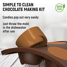 When the back of the mold is smooth and even, gently tap the tray of chocolates on the countertop to pop. Cute Silicone Molds 6pk Food Grade Bonus 5 Recipes Ebook Non Stick Easy To Use And Clean Candy Molds Chocolate Molds Silicone Trays Pricepulse