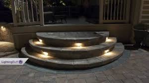 Outdoor Deck Step Lights Youtube