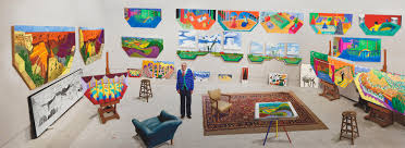 View david hockney's 12,802 artworks on artnet. David Hockney In The Studio December 2017 2017