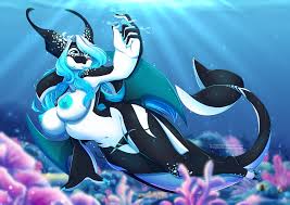 121346 - suggestive, alternate version, artist:rainbowwave, oc, oc only, oc: penelope (rainbowscreen), cetacean, dragon, fictional species, hybrid,  mammal, orca, orcadragon, anthro, digitigrade anthro, 2020, areola,  armpits, belly button, bikini, bikini ...
