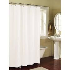 Mainstays Fabric Arctic White Shower Curtain Liner 1 Each Walmart Com White Shower Curtain Fabric Shower Curtains White Shower