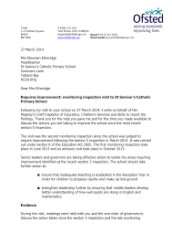 27 March 2014 Mrs Maureen Etheridge Headteacher St Saviour's Catholic  Primary School Summers Lane Totland Bay PO39 0HQ Dear Mrs