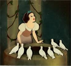 Birds Snow White And The Seven Dwarfs Snow White With Birds Animation Cel Disney Art Character Design Animation Animation Cel