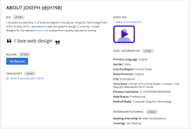 add your resume, transcripts, and video