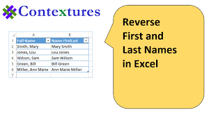 Last names starting with 'm' most common surnames starting with m according to the 1940 census, miller was the most common last name beginning with the letter 'm', followed by moore and martin. Reverse First And Last Names In Excel Youtube