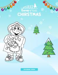 Cartoon coloring pages for kids. Barney And Friends Christmas Coloring Book 50 Coloring Pages About Cute Character Fun Stimulate The Creativity For Kids Barney Coloring Book Jerimya Ferraro 9798554035364 Amazon Com Books