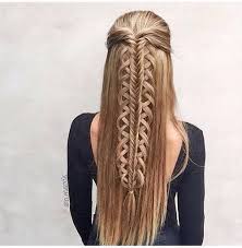 The fact that it also features blonde highlights only helps add more oomph to an already great look! Unique Braid Hairstyles Braided Hairstyles Hair Styles Long Hair Styles