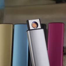 Hot Usb Cigarro Eletronico Recarregavel Sem Chama De Metal Mais Leve A Prova De Vento Mais Leve Isqueiro Sem Ga Rechargeable Light Cigar Lighters Metal Lighter
