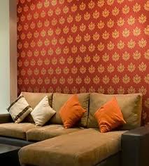 Orange walls, burnt orange furniture, and tangerine. Wallskin Buy Wallpapers Paintings Decals And Murals Online India Wallskin