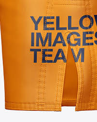 These mockup designs would be brought into play for showcasing the shorts design that has been crafted by you to your clients and/or customers in order to get feedback from them on the same. Men S Shorts Mockup In Apparel Mockups On Yellow Images Object Mockups