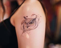 Their design consists of an interconnected network of dots and straight lines. 40 Best Collections Arm Cute Owl Tattoos Lee Dii
