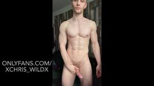 OnlyFans model Chris Wild morning cock stroking