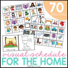 Tip for using these free printable visual schedules for home and daily routines: Printable Pecs Worksheets Teachers Pay Teachers