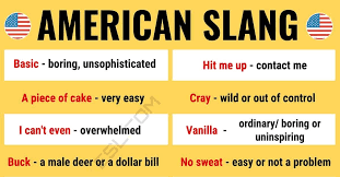 American Slang 30 Popular American Slang Words You Should Know 7 E S L In 2020 American Slang Words American Slang Slang Words