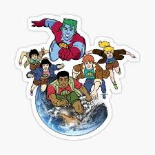 Captain pollution is an antagonist in the animated tv series captain planet and the planeteers. Captain Planet Stickers Redbubble