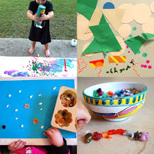 These preschool arts and crafts are perfect for children who want to make something unique! 12 Art Projects For Toddlers Tinkerlab