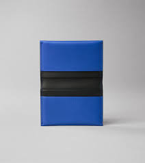 Free shipping on selected items. Business Card Holder In Blue Leather Byredo
