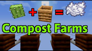 Does your minecraft house have an office? Simple Bonemeal Farm Composter Facts Minecraft Youtube