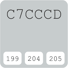 Benjamin moore gray owl oc 52. Benjamin Moore Pelican Gray 1612 C7cccd Schemas De Couleurs Hexadecimal Et Peintures