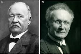 a) Svante Arrenius. (b) Vilhelm Bjerknes. Wikipedia.
