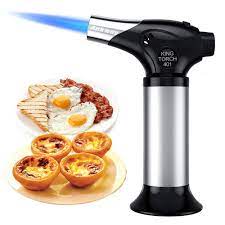 Bonjour chef's culinary kitchen gas torch creme brûlee cooking blow butane. Kitchen Blow Torch With Safety Lock Ankway Refillable Kitchen Butane Blowtorch Lighter Adjustable Flame Culinary Torch For Creme Brulee Cooking Baking Bbq Grill Diy Windproof Butane Not Included Buy Online In Grenada