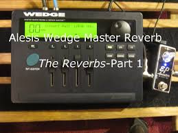 Alesis Wedge Desktop Stereo Reverb With Power Supply