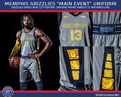 Memphis grizzlies city edition jersey features. The Main Event Grizzlies Unveil Wrestling Inspired Uniforms Sportslogos Net News