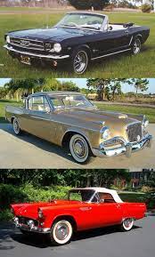 Mash Cars 65 Mustang Studebaker Golden Hawk 55 T Bird 65 Mustang Dream Cars Mustang