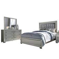 We always want to buy branded we proudly offer cheap price high quality bedroom sets in their original form to buy with proud and confidence. Celestial Silver Glam Queen Bedroom Set Weekends Only Furniture Furniture Silver Bedroom Furniture Bedroom Furniture Sets