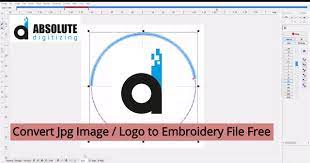 How to digitize a logo. Convert Jpg Image Or Logo To Embroidery File Free