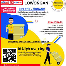Lowongan pekerjaan kabupaten rembang terbaru juli 2021. Link Alfamidi Pasuruan