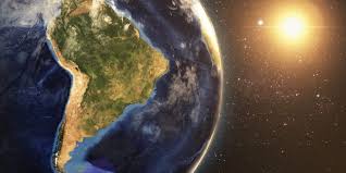 Y por el océano pacífico al oeste. America Del Sur Concepto Paises Economia Y Climas