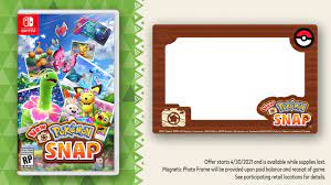 Target Announces Its New Pokemon Snap Pre Order Bonus In 2021 New Pokemon Pokemon Magnetic Photo Frames