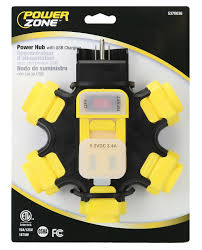 Shop for usb outlets at best buy. Power Zone Orpbphu345 Power Hub Outdoor 2 Usb 5 2volts Dc 5 Outlet 3 4 Amps 054732830114 1