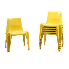 A Pair Of Bofinger Monobloc Chairs By Vico Magistretti 1964 Chair White Plastic Chairs Air Chair