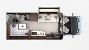 Unity Fx Floorplan Loop Leisure Travel Vans Travel Van Travel Trailer Floor Plans