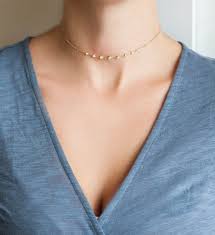 Check spelling or type a new query. Diamond Choker Simple Gold Necklace