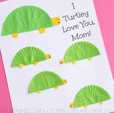 Make your card stand out using our design tools. Turtle Themed Mother S Day Card Coffee Cups And Crayons
