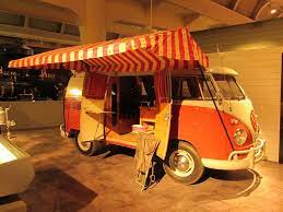 We Have Original Tent Top And Sides But In Green Red And White Stripes I Will Remake Awning In Orange Stripe Henry Ford Museum Vw Van Retro Trailers