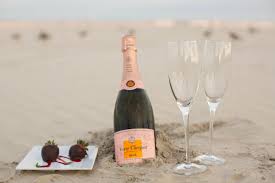 Champagne And Chocolate Covered Strawberries On Our Private Beach How Romantic Beach Wedding At Hotel I Girls Weekend Getaway Diamond Beach Wildwood Crest