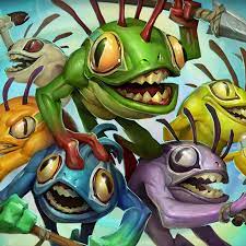 Various forms of murloc decks, with the murloc shaman being the most popular version. Hearthstone S New Hero A Murloc Shaman Is Unlocked By Recruiting Friends To The Game Polygon