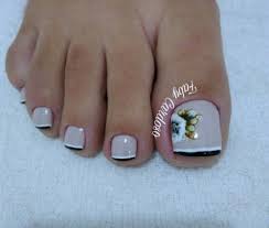 Flores manicure diseños elegantes 107 diseños de uñas francesas para aprender cómo hacer y pintar image size = 633x807 file type = jpg source pedicure diseño de uñas, tutorial facil de flores pedicure nail design with easy flowers muy creativo y rapido para que luzcas las uñas de tus pies. Los Mejores Disenos De Unas Decoradas Para Pies 2020 2020