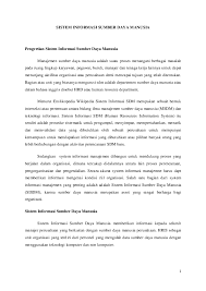 Pdf Sistem Informasi Sumber Daya Manusia Pandawa Lima Academia Edu