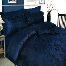 Cobalt Blue Black And Blue Comforter Set Blue Duvet Cover Jacquard Damask Blue Black Floral Duvet Cover Bedspread Luxury Bed Set Luxury Bedding Sets Bed Linens Luxury Damask Bedding
