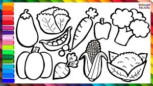 En el tablero hay 16 casillas, en este sudoku vamos a utilizar cuatro vegetales: Como Dibujar Y Colorear 10 Vegetales Dibujos Para Ninos Youtube
