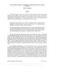 Thursday in the danger room (instrumental version) from the. Pdf Latin American Essay Literary Constructions Of Cultural Identity