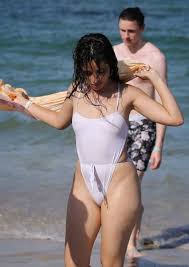 Camila cabello's fans were hoping for a deeper glimpse into her second album, romance, but they got something better. Camila Cabello Wearing In White Bikini Hits The Beach In Miami Famousfix Com Post